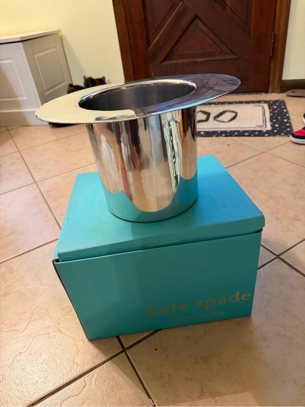 kate spade Lenox top hat ice bucket